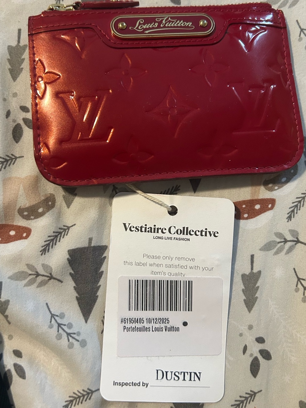 Vintage Louis Vuitton Red Wallet - Picture 4 of 6